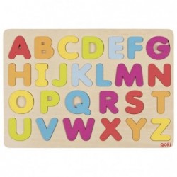 litere alfabet din lemn goki
