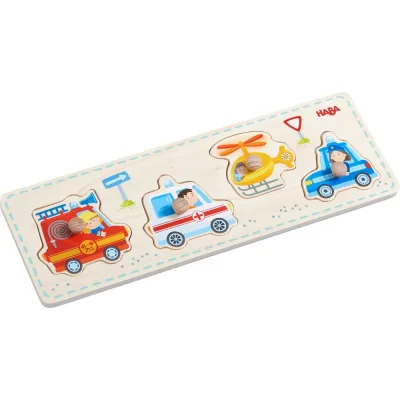 Masini de interventie - puzzle din lemn