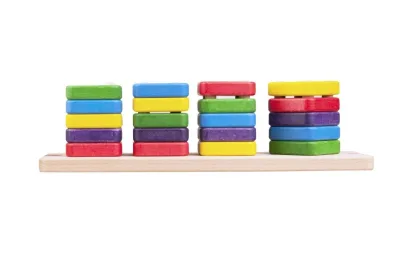 Jucărie de sortat din lemn DOMINO