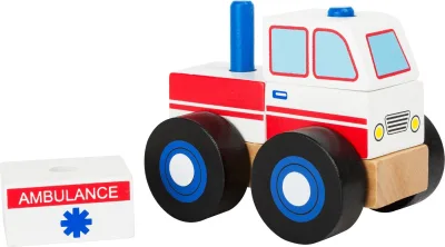 Ambulanta din blocuri de lemn