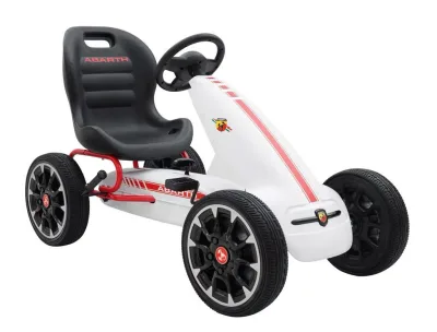Kart cu pedale Abarth White