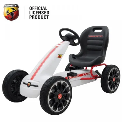 Kart cu pedale Abarth White