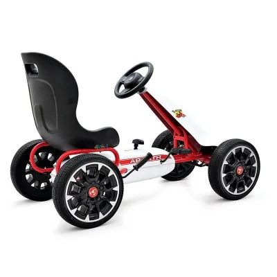 Kart cu pedale Abarth White