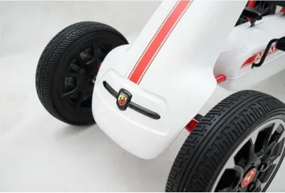 Kart cu pedale Abarth White