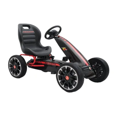 Kart cu pedale Abarth Black Asseto 500