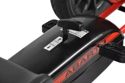 Kart cu pedale Abarth Black Asseto 500
