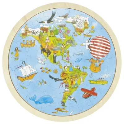 Puzzle in jurul lumii Peggy Diggledey