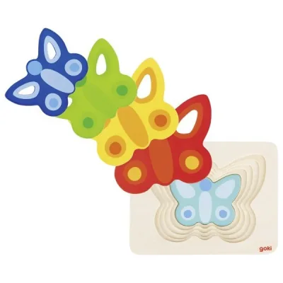 Puzzle multistrat fluture