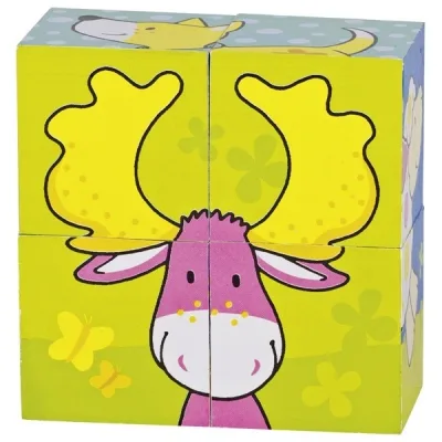 Puzzle 4 cuburi Susibelle și prietenii