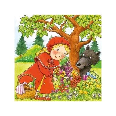 Puzzle cu povești 9 cuburi