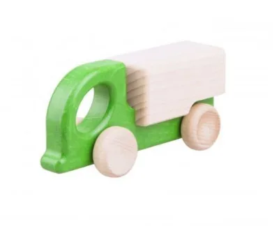 Camion din lemn Zuk Verde