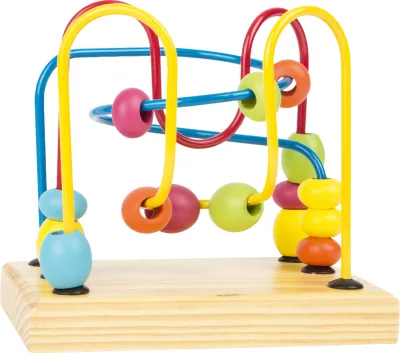 Circuit cu bile din lemn - set de 3