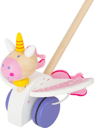 Jucărie de împins Unicorn