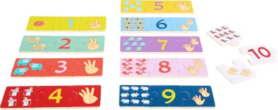 Puzzle invata sa numeri