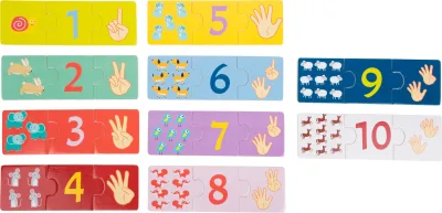 Puzzle învață să numeri