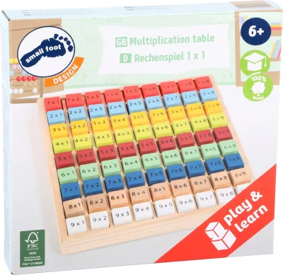 Tabla inmultirii - jucarie educativa din lemn