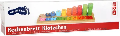 Numărătoare cu inele colorate joc educativ