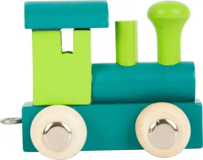 Locomotiva pentru litere, verde