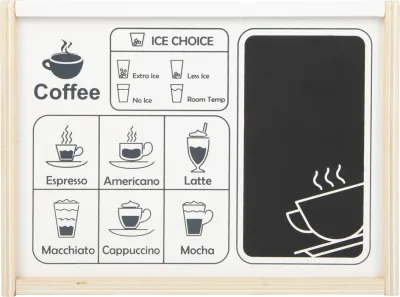 Aparat de cafea din lemn