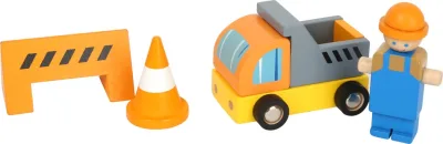 Jucărie din lemn Macara accesoriide construcție