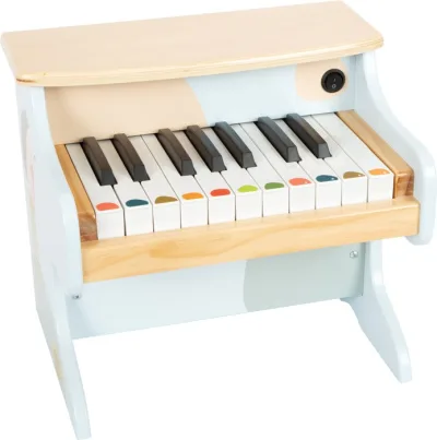 Pian electronic din lemn, cu baterii Groovy Beats