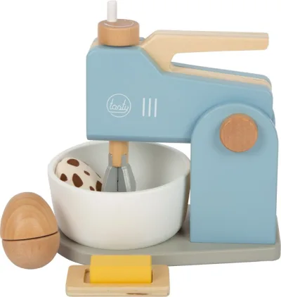 Mixer de jucărie din lemn cu accesorii