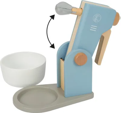 Mixer de jucărie din lemn cu accesorii