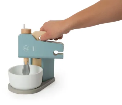 Mixer de jucărie din lemn cu accesorii