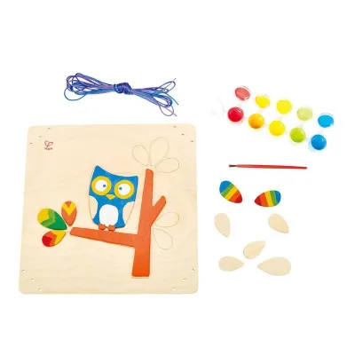 Bufnita inteleapta - picteaza si inrameaza - HAPE