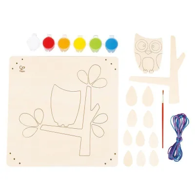 Bufnita inteleapta - picteaza si inrameaza - HAPE