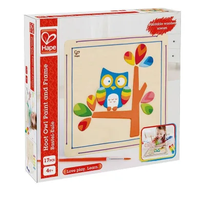 Bufnita inteleapta - picteaza si inrameaza - HAPE