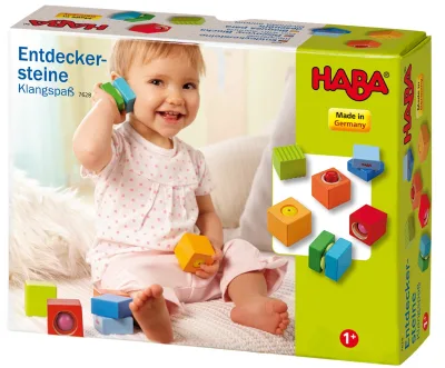Blocuri din lemn cu sunete distractive Haba