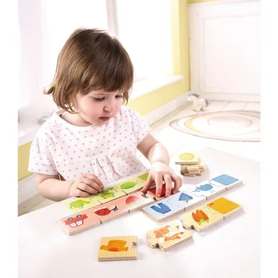 Potrivește culorile - puzzle pentru copii