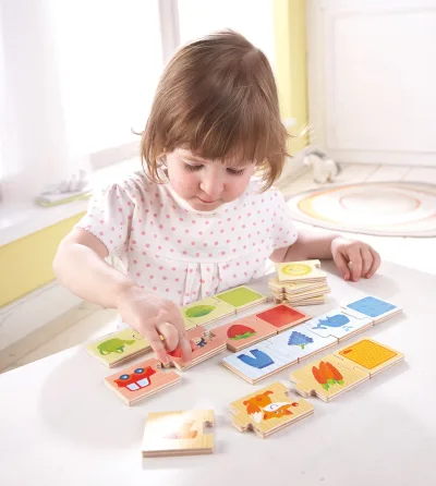 Potrivește culorile - puzzle pentru copii